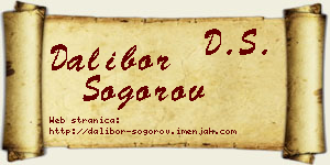 Dalibor Šogorov vizit kartica